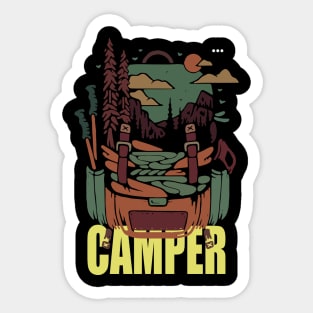 Camper Sticker